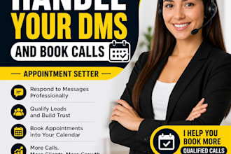 handle your dms and book calls