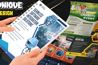 create professional business flyers, event flyers, and promotional flyers