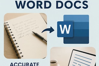convert handwritten notes into editable word or PDF