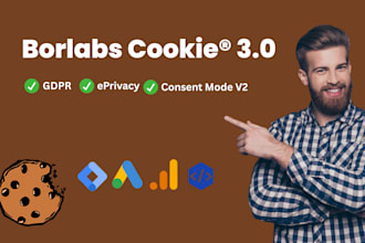 set up borlabs cookie for gdpr and consent mode v2
