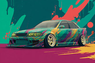 make car, van wrap design, vehicle wrap and vehicle sticker