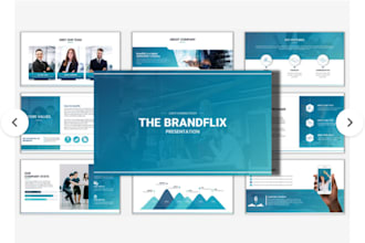 design data driven report slides for business, education, company for executives