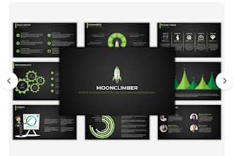 make eye catching sales and marketing presentations pitch deck on PPT or canva