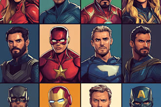 comic book illustration with comic book illustrator