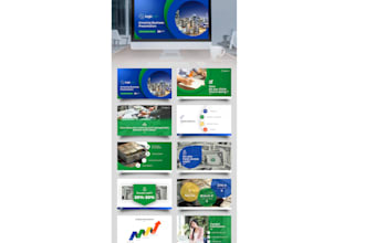 creative  powerpoint presentation and investor pitch deck design