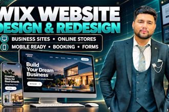 design wix website and redesign your business wix website, wix ecommerce