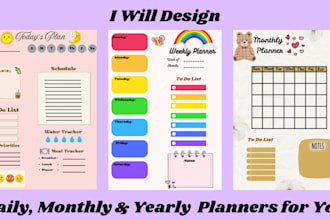 design beautiful printable planners and journals