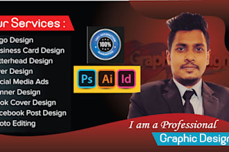 create all types of professional graphic design