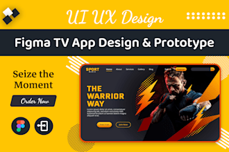 do TV app ui ux design for android TV, smart TV and iptv app