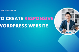 design clean and responsive wordpress website