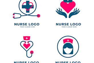 design health, dental, medical, wellness, nutrition, logo