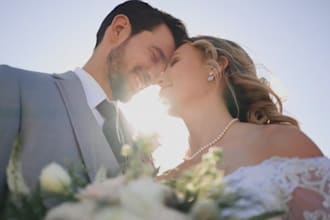 do professional weddings, event and promo video editing