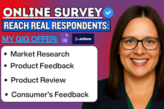 reach 700 respondents to fill online survey via google form, jotform, or poll