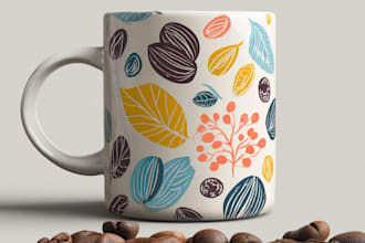 do an custom mug design or coffee mug design
