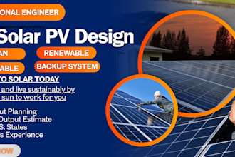 pe stamp, solar pv system using opensolar with full layout for fast approval