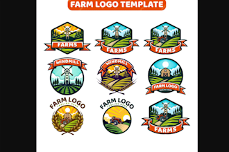 design clean and unique logo for horse farm dog animal pet equestrian