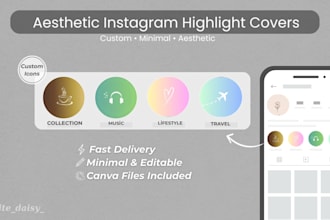 aesthetic instagram highlight covers