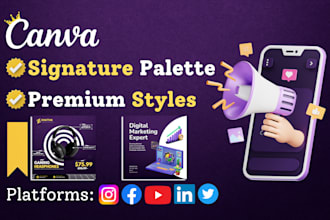 design amazing canva templates within 24 hrs
