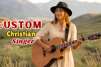do contemporary christian gospel song, praise and worship songs as female singer