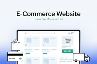 build an responsive ecommerce website with quick delivery