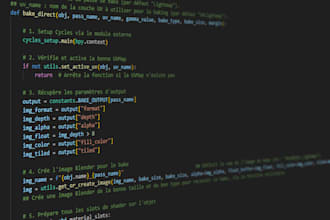 create custom blender addons or scripts