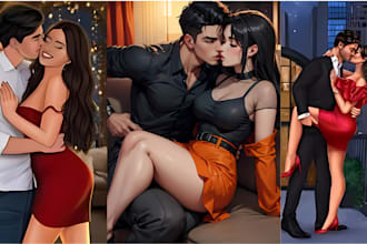 design nsfw mafia dark friction romance fantasy book novel cover character art