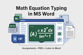 type or format complex math equations in ms word