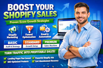 boost boost your shopify sales with shopify marketing,  shopify funnel