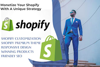 do shopify store creation and ecommerce optimization  service