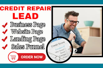 credit repair leads cre dit repair website credit repair automation sales funnel