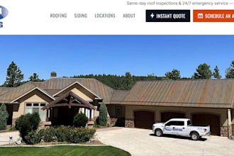design roofing website, roofing contractors plumbing website electrician website