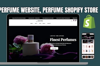 design perfume store fragrance store perfume website perfume droppshipping store