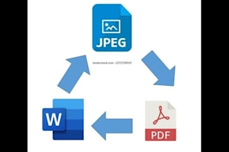 retype your scanned or handwritten documents