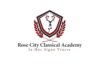 design vintage private school logo