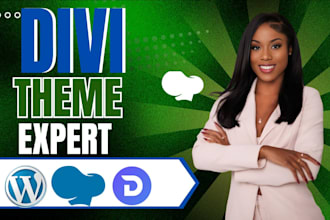 be expert wordpress website, divi theme, divi builder