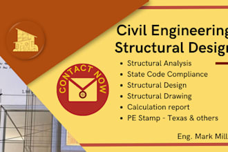do professional civil engineering , structural design and drawing