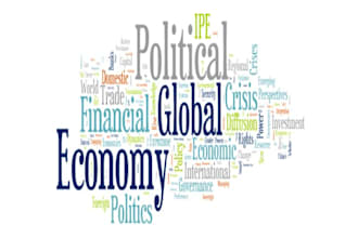 write political economy and international trade articles