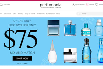 build luxury perfume or cologne shopify website that boost sales