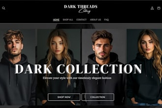 clothing store clothing website shopify website shopify store  fashion website