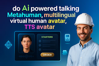 do ai powered talking metahuman, multilingual virtual human avatar, tts avatar