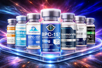 do peptide, sarm and vial label design