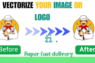 redo, resize, remake, retrace, update logo,vectorize image,colorized