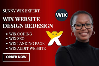 do wix seo website wix website design  wix audit redesign wix website build wix