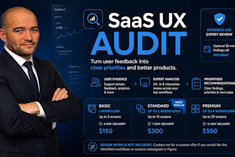provide a saas UX audit using user feedback