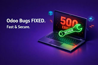 fix odoo erp bugs, python errors and qweb report issues fast