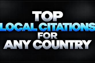 build local citations for local SEO
