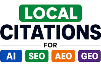 build local citations for ai SEO aeo GEO
