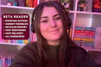 be your romance novel beta reader including all subgenres