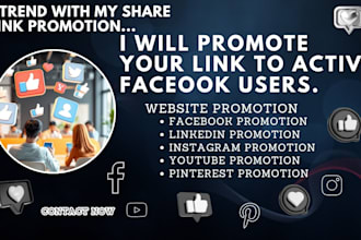 promote, share link, product or website link to active UK,USA fb group