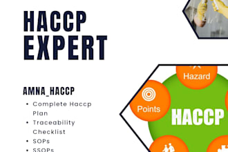 create haccp plan and standard operating procedure